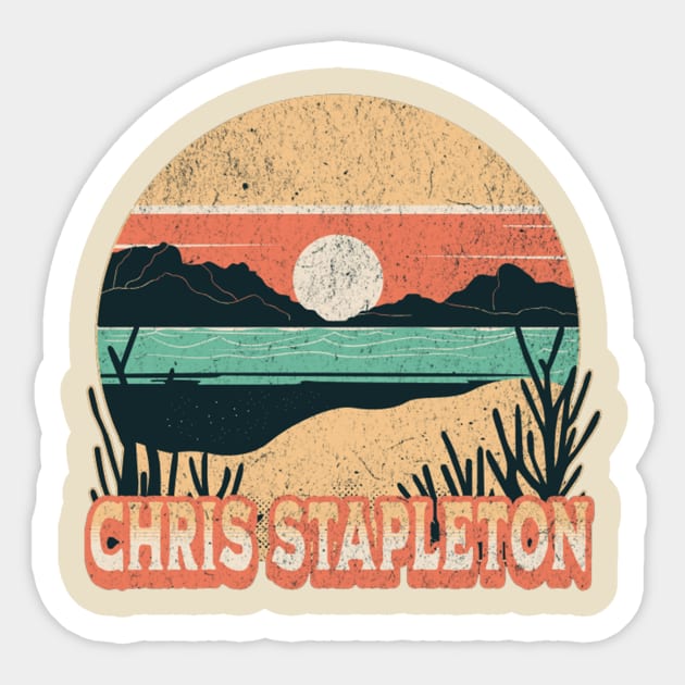 STAPLETON PARADISE BAND Sticker by Elaia Loelya Art